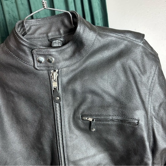 Thinsulate 3M EXL Leather Biker Jacket Size Size Medium - Picture 4 of 12